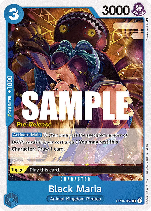 Black Maria [Kingdoms of Intrigue Pre-Release Cards] Bandai