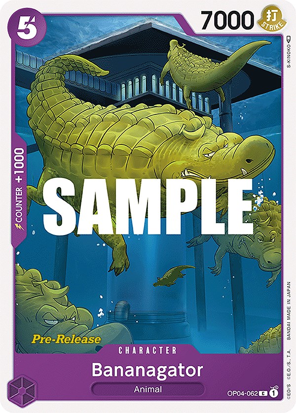 Bananagator [Kingdoms of Intrigue Pre-Release Cards] Bandai