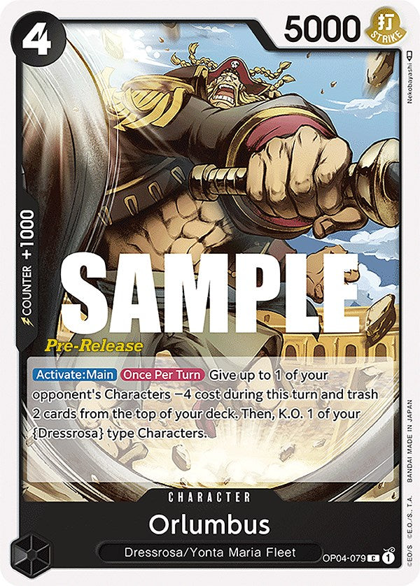 Orlumbus [Kingdoms of Intrigue Pre-Release Cards] Bandai