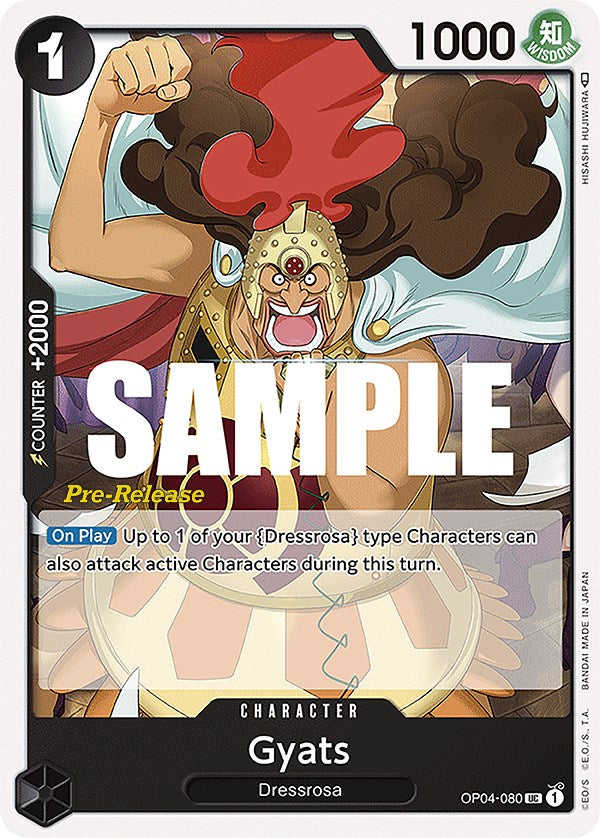 Gyats [Kingdoms of Intrigue Pre-Release Cards] Bandai