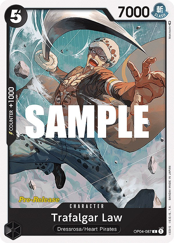 Trafalgar Law [Kingdoms of Intrigue Pre-Release Cards] Bandai