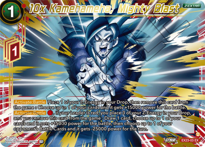 10x Kamehameha, Mighty Blast (EX23-03) [Premium Anniversary Box 2023] Dragon Ball Super