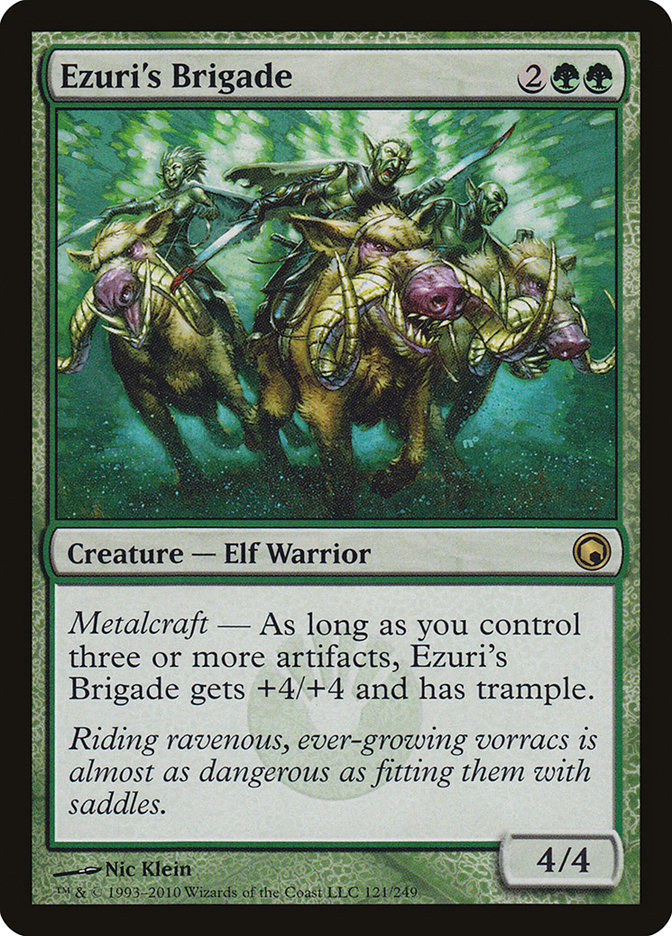 Ezuri's Brigade [Scars of Mirrodin] Magic: The Gathering