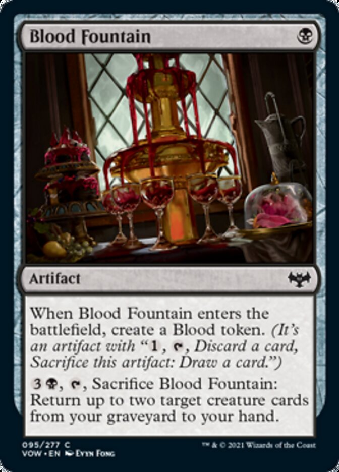 Blood Fountain [Innistrad: Crimson Vow] Magic: The Gathering