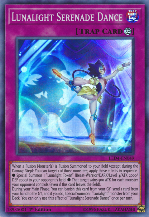 Lunalight Serenade Dance [LED4-EN049] Super Rare Yu-Gi-Oh!