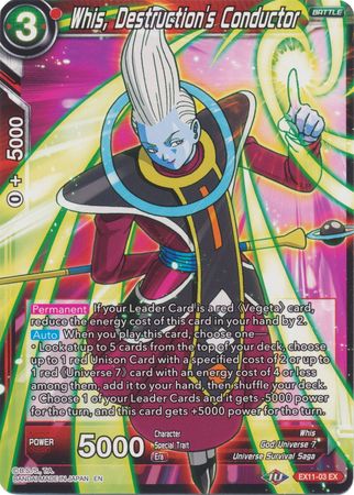 Whis, Destruction's Conductor (EX11-03) [Universe 7 Unison] Dragon Ball Super