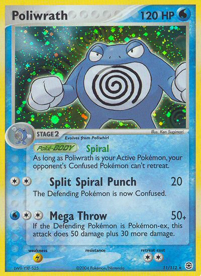 Poliwrath (11/112) [EX: FireRed & LeafGreen] Pokémon