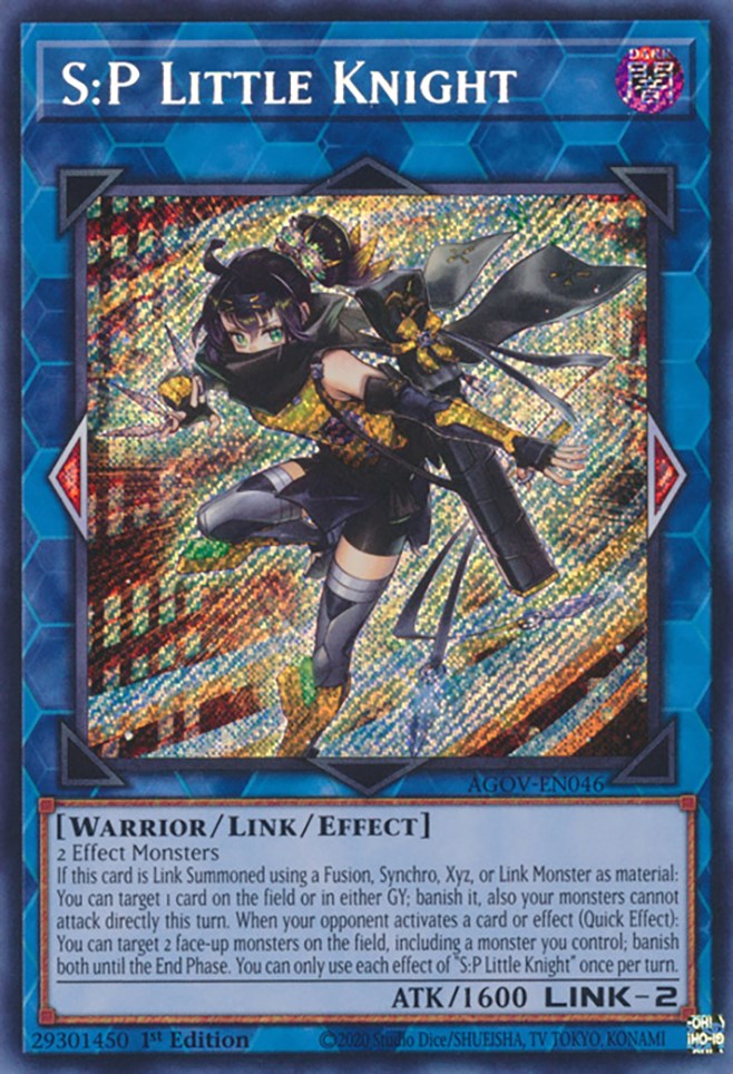 S:P Little Knight [AGOV-EN046] Secret Rare Yu-Gi-Oh!