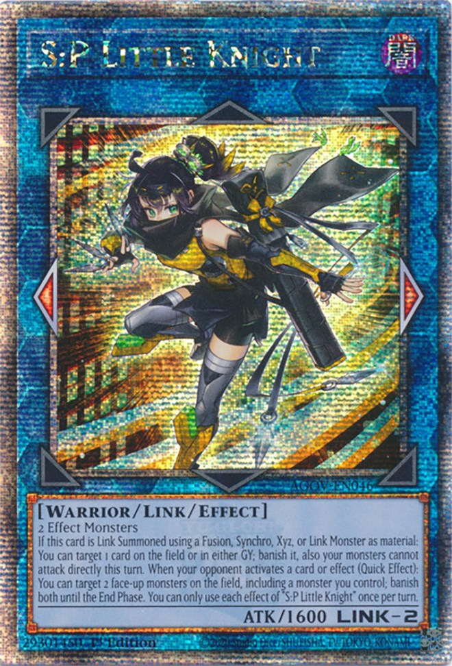 S:P Little Knight (Quarter Century Secret Rare) [AGOV-EN046] Quarter Century Secret Rare Yu-Gi-Oh!