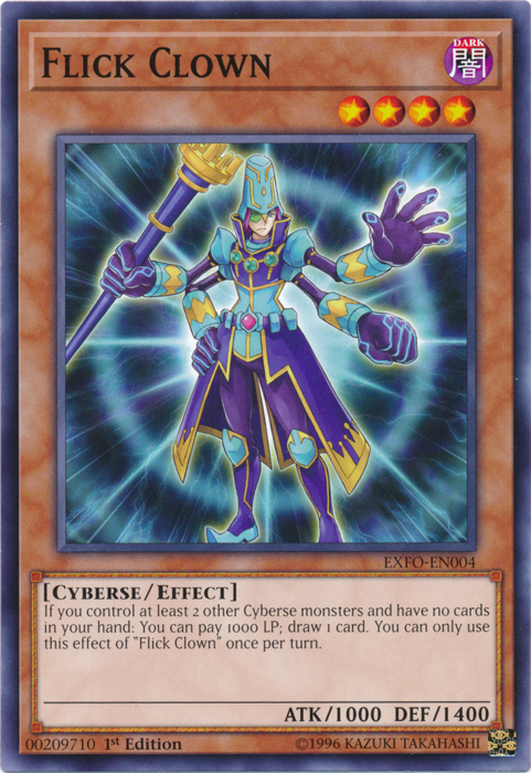 Flick Clown [EXFO-EN004] Common Yu-Gi-Oh!