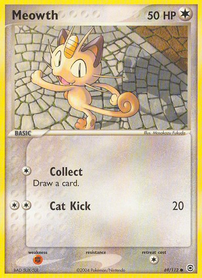 Meowth (69/112) [EX: FireRed & LeafGreen] Pokémon