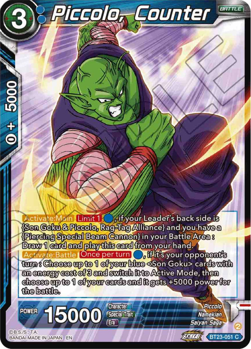 Piccolo, Counter (BT23-051) [Perfect Combination] Dragon Ball Super