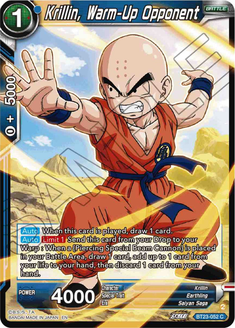 Krillin, Warm-Up Opponent (BT23-052) [Perfect Combination] Dragon Ball Super