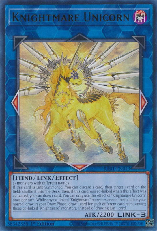 Knightmare Unicorn [RA01-EN043] Ultra Rare Yu-Gi-Oh!
