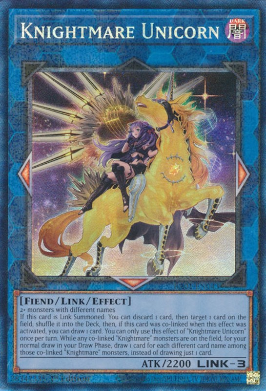 Knightmare Unicorn (Alternate Art) [RA01-EN043] Prismatic Collector's Rare Yu-Gi-Oh!