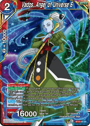 Vados, Angel of the Universe 6 (BT16-141) [Realm of the Gods] Dragon Ball Super