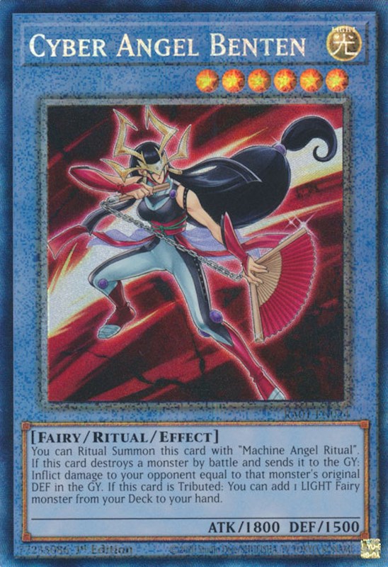 Cyber Angel Benten [RA01-EN024] Prismatic Collector's Rare Yu-Gi-Oh!