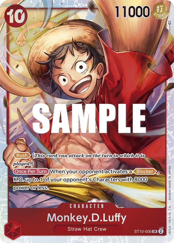 Monkey.D.Luffy [Ultimate Deck - The Three Captains] Bandai
