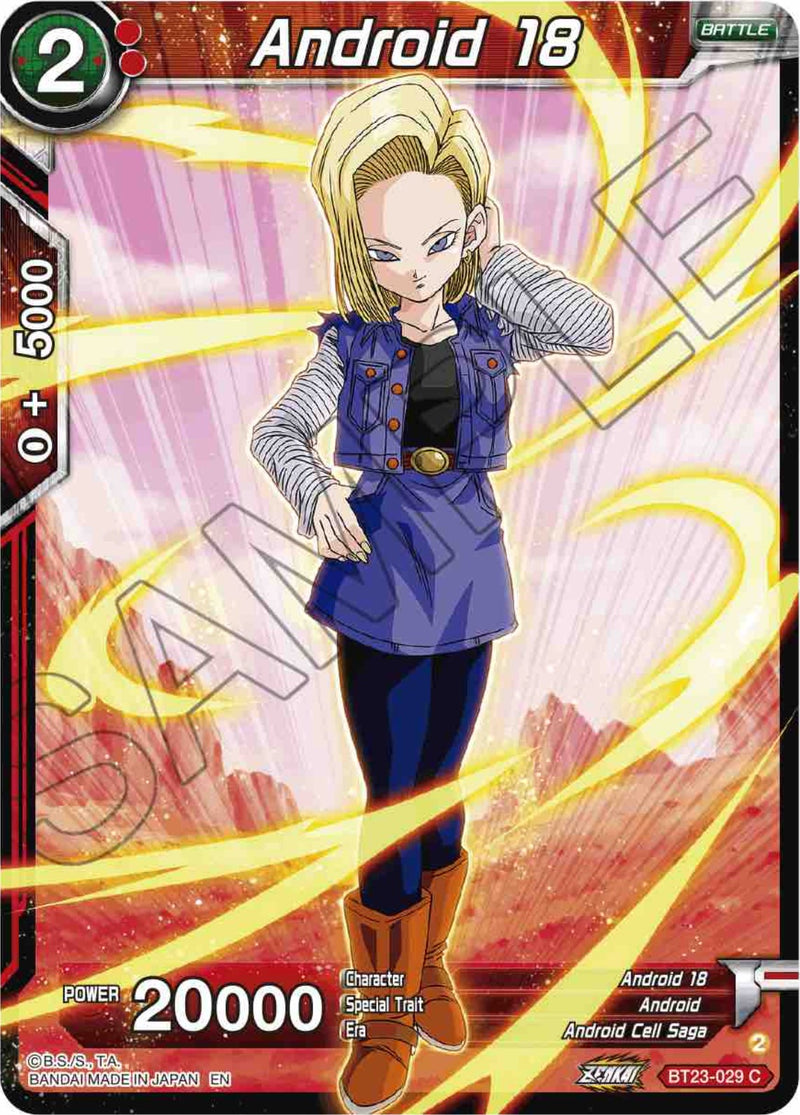 Android 18 (BT23-029) [Perfect Combination] - The Pokemon Trainer