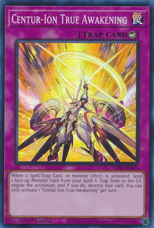 Centur-Ion True Awakening [VASM-EN024] Super Rare Yu-Gi-Oh!