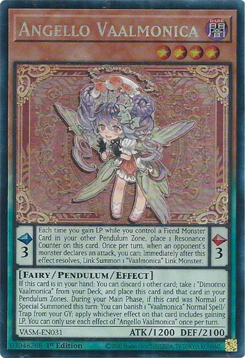 Angello Vaalmonica (CR) [VASM-EN031] Collector's Rare Yu-Gi-Oh!