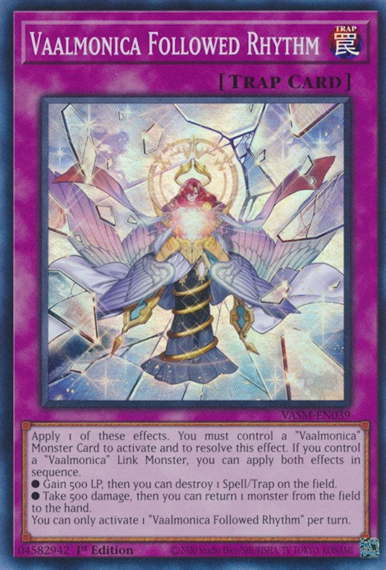 Vaalmonica Followed Rhythm [VASM-EN039] Super Rare Yu-Gi-Oh!