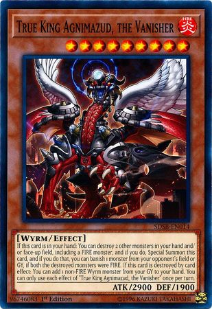 True King Agnimazud, the Vanisher [SDSB-EN014] Common Yu-Gi-Oh!