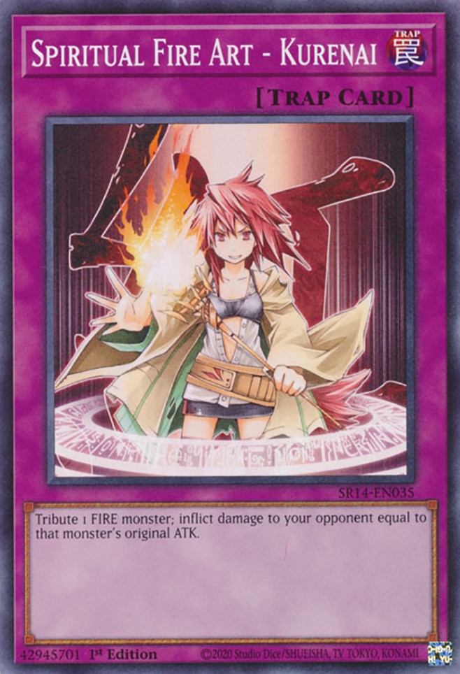 Spiritual Fire Art - Kurenai [SR14-EN035] Common Yu-Gi-Oh!