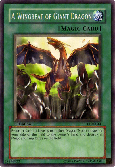 A Wingbeat of Giant Dragon [LOD-044] Common Yu-Gi-Oh!