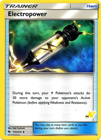 Electropower (172/214) (Pikachu Stamp