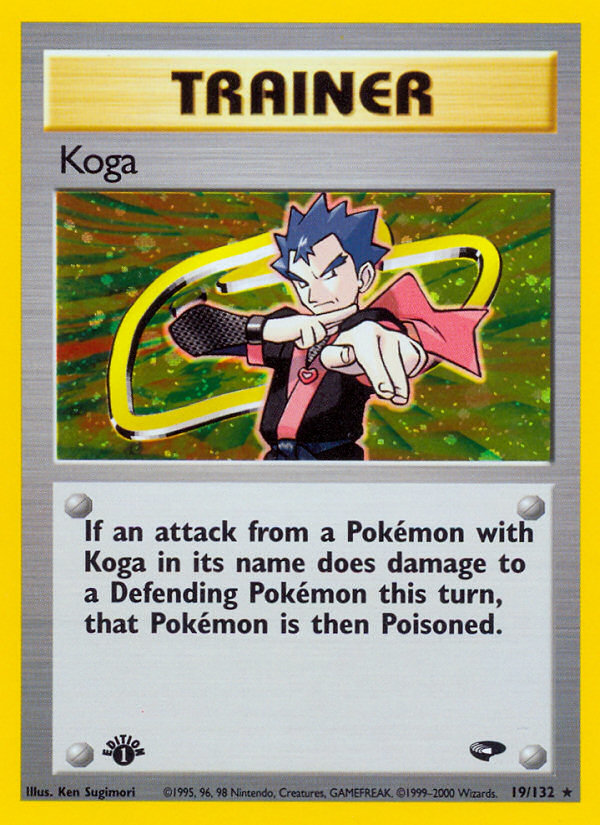 Koga (19/132) [Gym Challenge 1st Edition] Pokémon