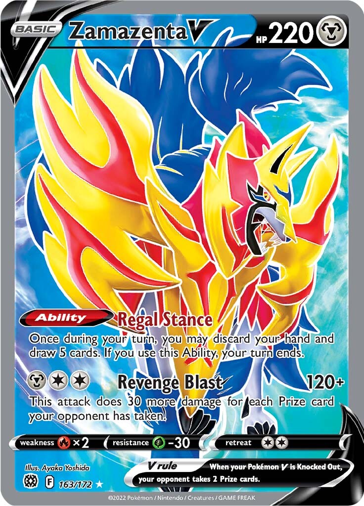 Zamazenta V (163/172) [Sword & Shield: Brilliant Stars] Pokémon