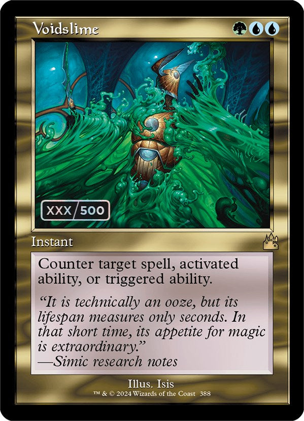 Voidslime (Retro) (Serialized) [Ravnica Remastered] Magic: The Gathering