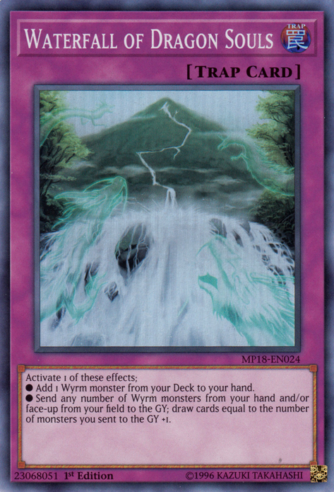 Waterfall of Dragon Souls [MP18-EN024] Super Rare Yu-Gi-Oh!