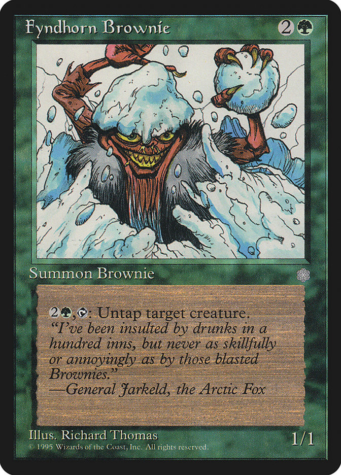 Fyndhorn Brownie [Ice Age] Magic: The Gathering