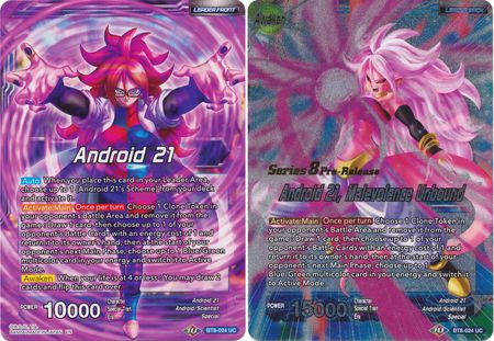 Android 21 // Android 21, Malevolence Unbound (BT8-024_PR) [Malicious Machinations Prerelease Promos] Dragon Ball Super