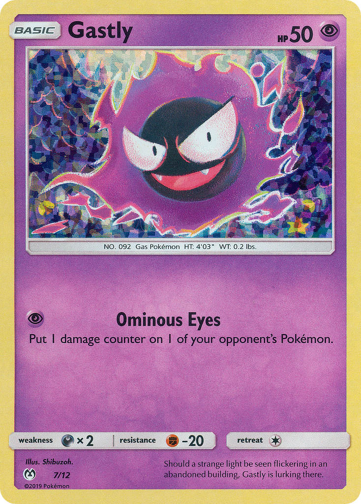 Gastly (7/12) [McDonald's Promos: 2019 Collection] Pokémon