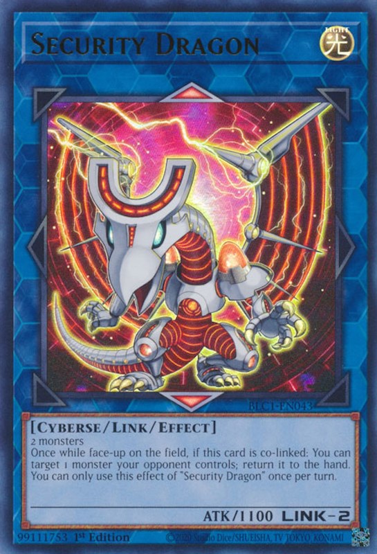 Security Dragon [BLC1-EN043] Ultra Rare Yu-Gi-Oh!