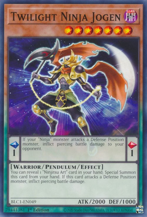 Twilight Ninja Jogen [BLC1-EN049] Common Yu-Gi-Oh!