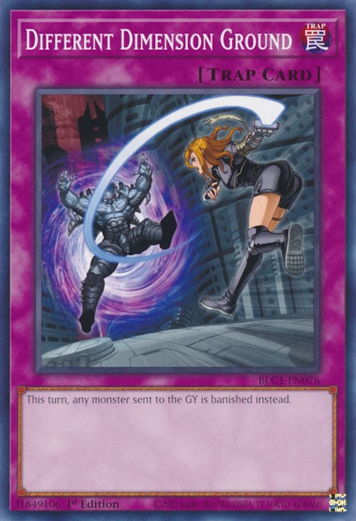 Different Dimension Ground [BLC1-EN076] Common Yu-Gi-Oh!