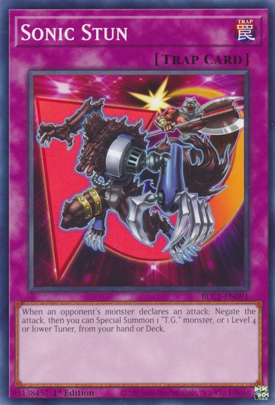 Sonic Stun [BLC1-EN091] Common Yu-Gi-Oh!