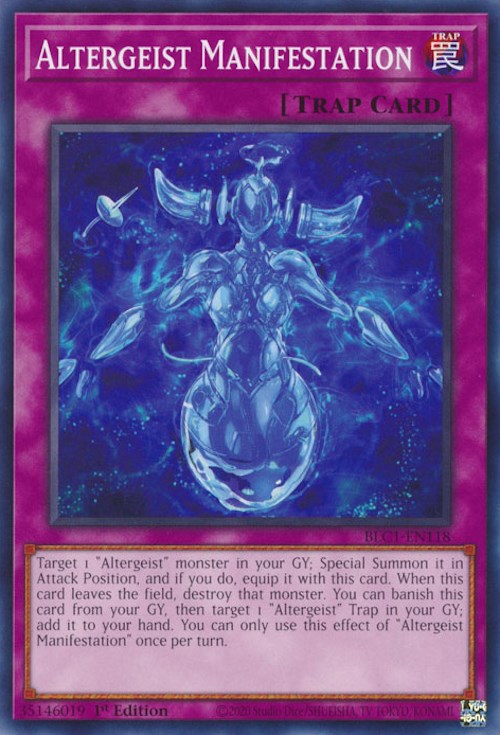 Altergeist Manifestation [BLC1-EN118] Common Yu-Gi-Oh!