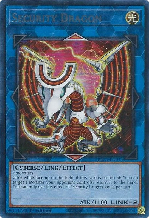 Security Dragon (Silver) [BLC1-EN043] Ultra Rare Yu-Gi-Oh!