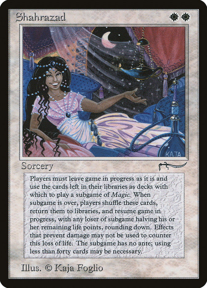 Shahrazad [Arabian Nights] Magic: The Gathering