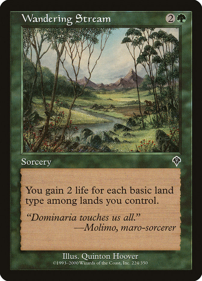 Wandering Stream [Invasion] Magic: The Gathering