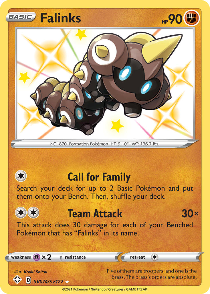 Falinks (SV074/SV122) [Sword & Shield: Shining Fates] Pokémon