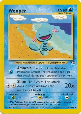 Wooper (82/111) [Neo Genesis Unlimited] Pokémon