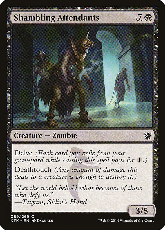 Shambling Attendants [Khans of Tarkir] Magic: The Gathering