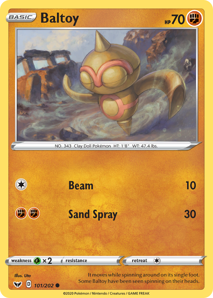 Baltoy (101/202) [Sword & Shield: Base Set] Pokémon