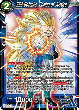 SS3 Gotenks, Combo of Justice (BT14-047) [Cross Spirits] Dragon Ball Super